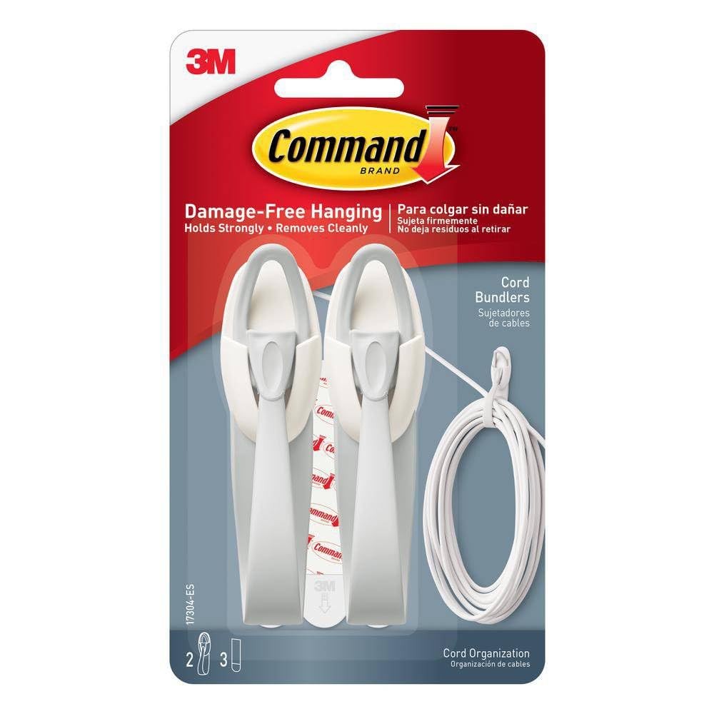 Command Cord Bundlers Organizer 2-Pack 4-Pack Lot