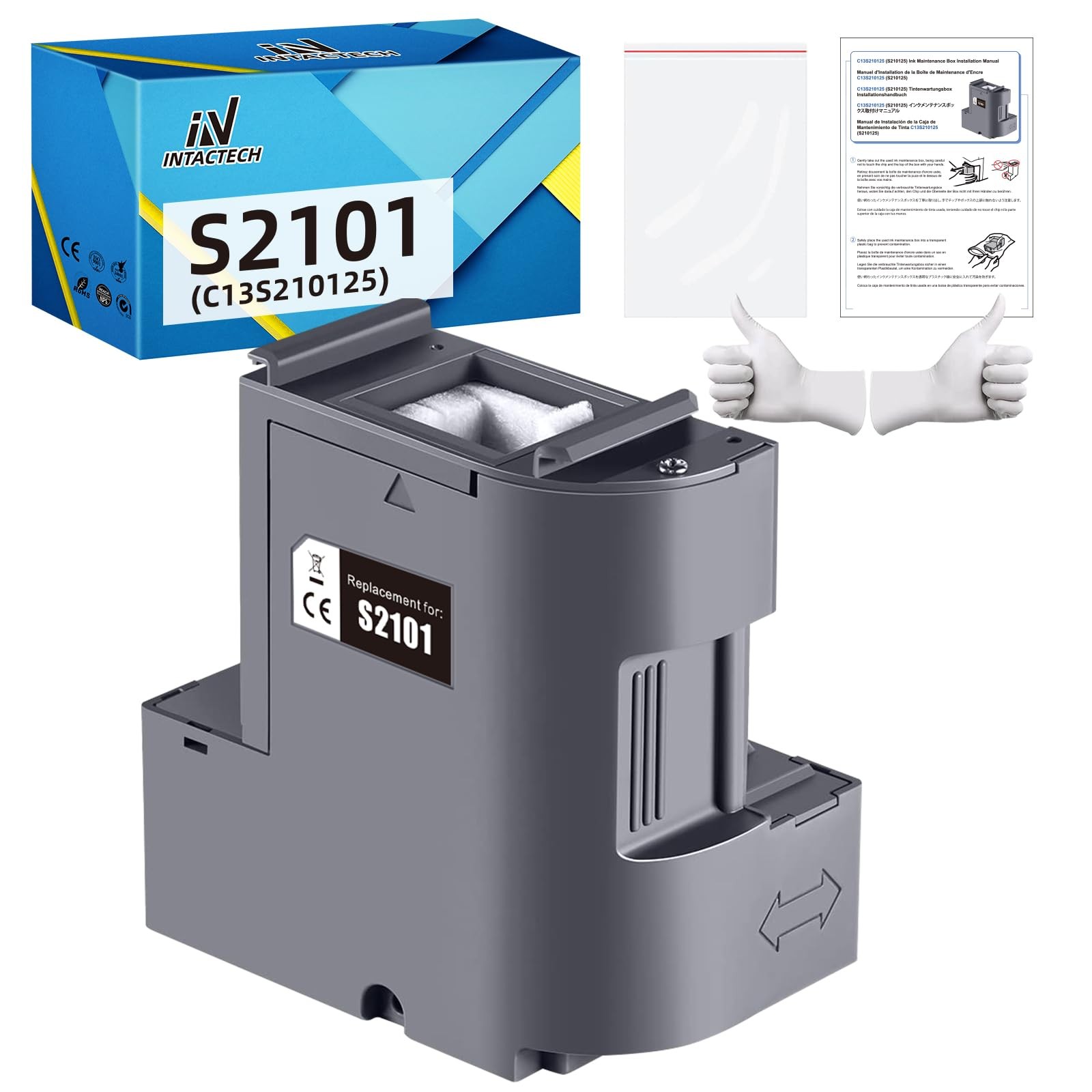 Epson Maintenance Box for SCF170 SCF100 Printers, 1Pack Replacement