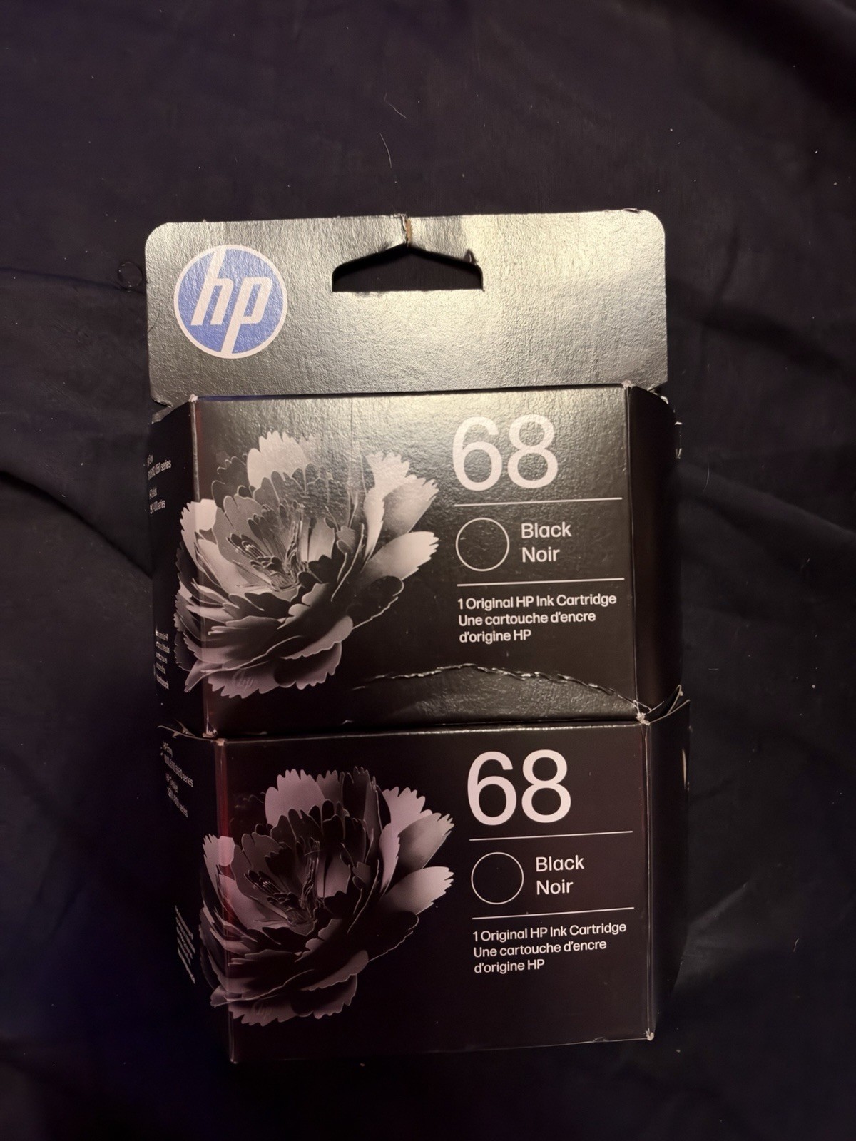 HP 68 Black Original Ink Cartridge 2-Pack New Genuine OEM Sealed
