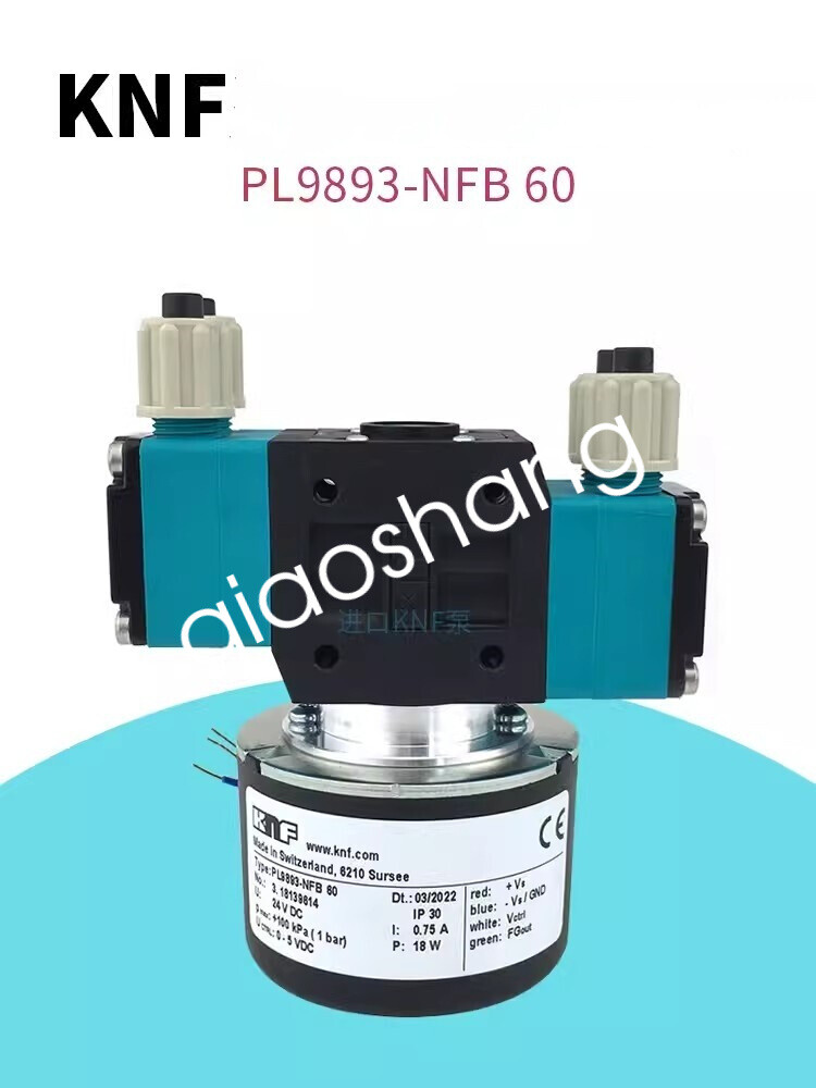1pcs KNF PL9893-NFB60 diaphragm pump Double-head ink pump