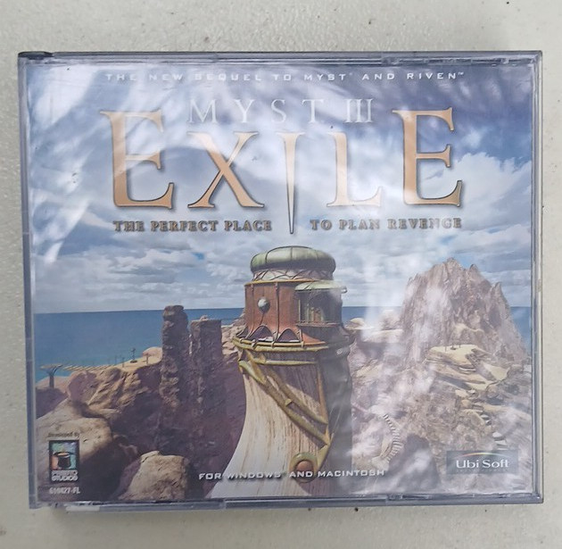Ubisoft Myst III: Exile PC/Mac CD-ROM Game, 2 Discs w/ Manual