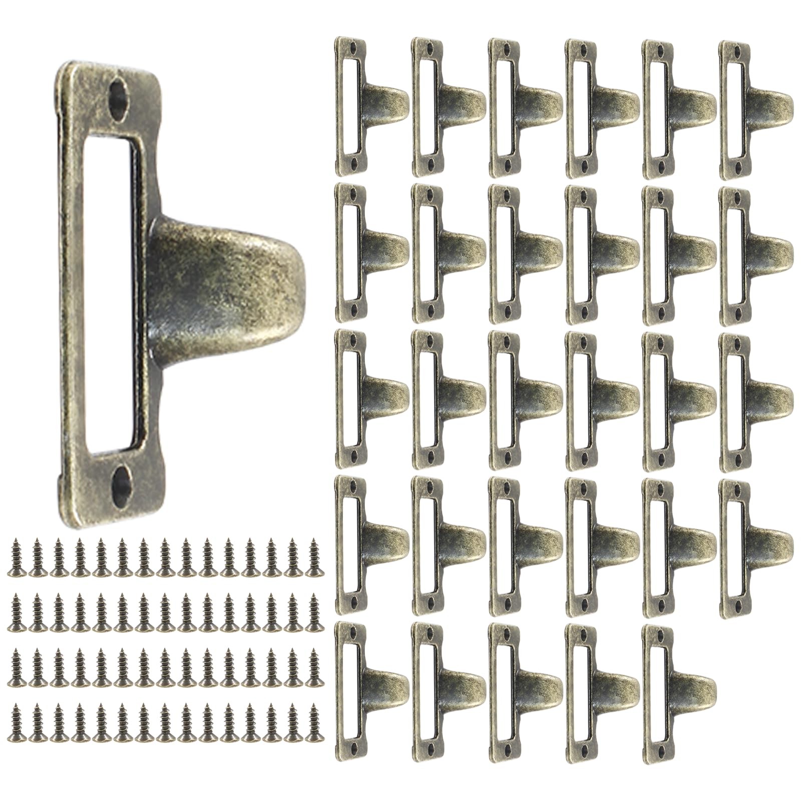 Card Catalog Drawer Pulls, Finger-Pull, File Label Holder Pull