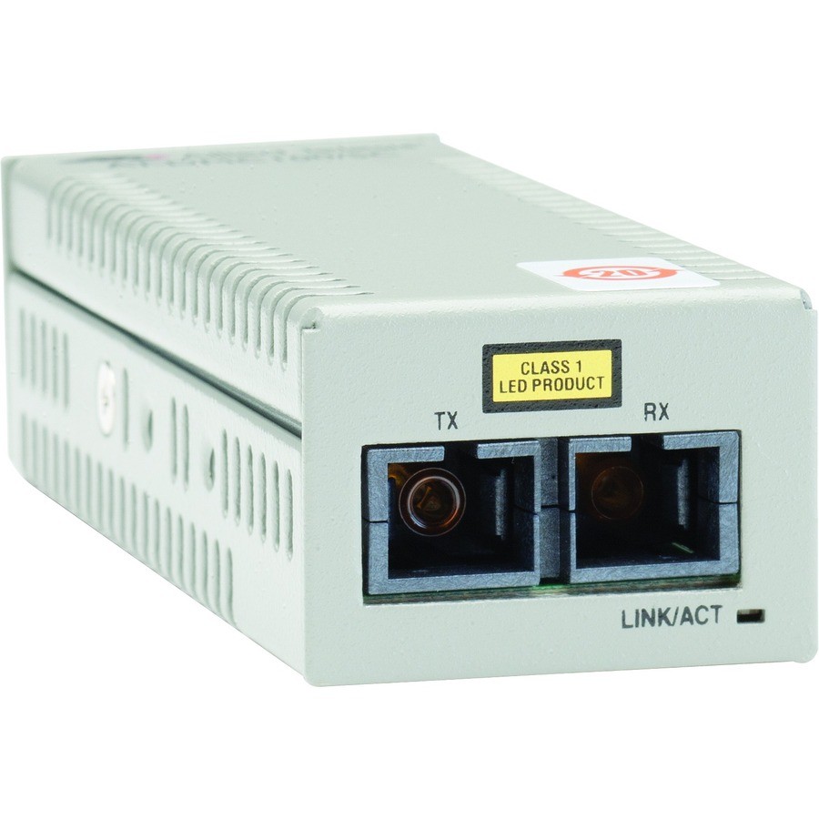 Allied Telesis 100TX to 100FX/SC Fast Ethernet USB-Powered Media Converter
