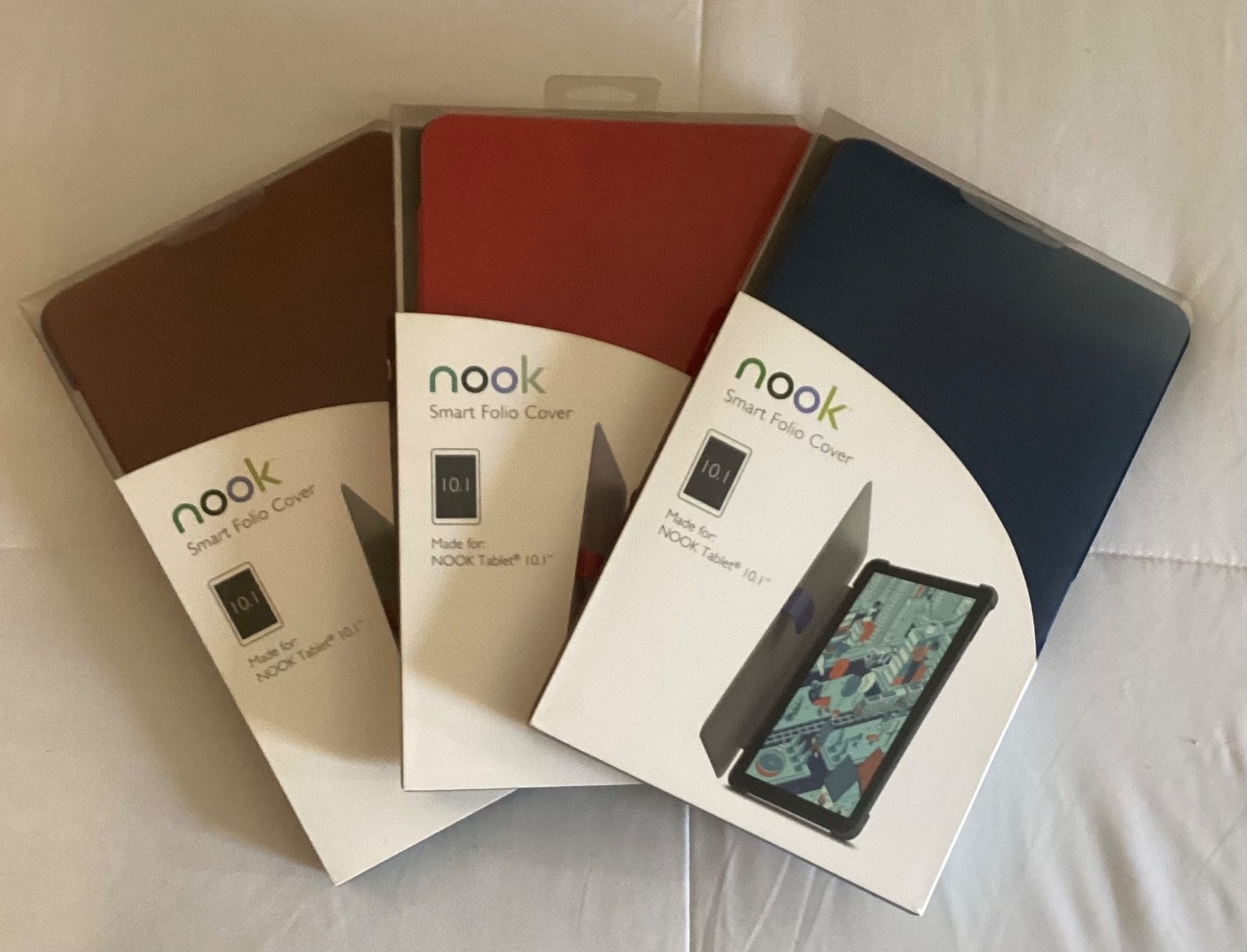 New/Sealed Nook Tablet 10.1" Smart Folio Cover w/Magnetic Flap~PICK YOUR COLOR