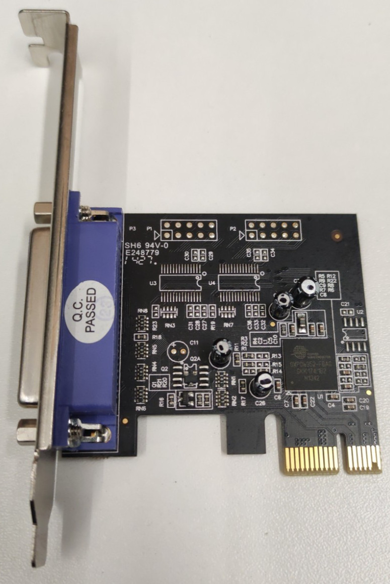 DELOCK PI40952-3X2B SINGLE PARALLEL LPT PORT PCIe x1 Card