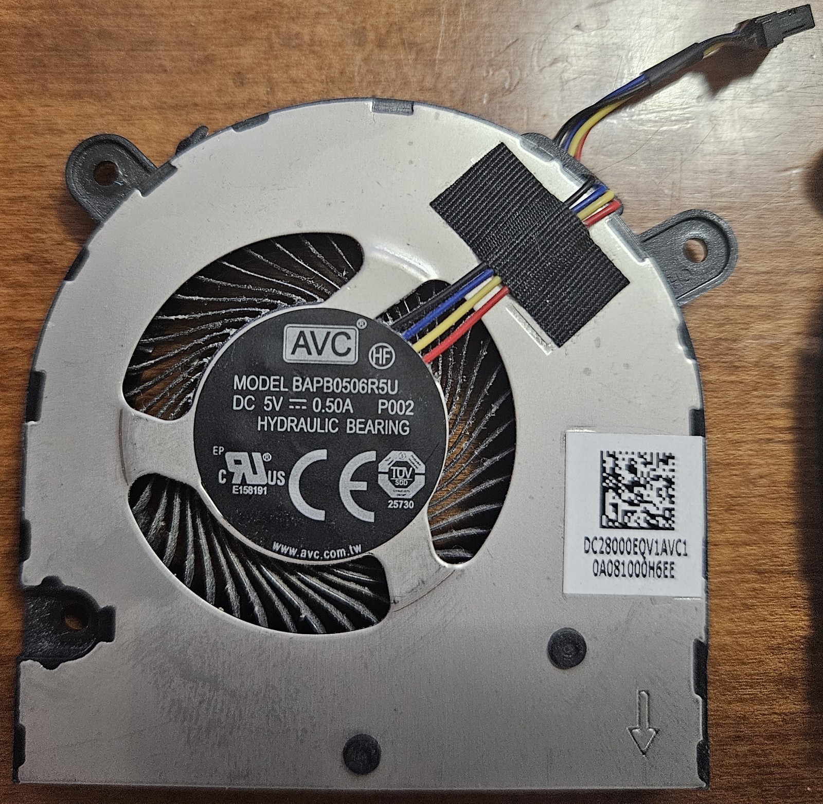 Lenovo IdeaPad S540-13IML Genuine CPU fan 5V 0.5A Model: BAPB0506R5U