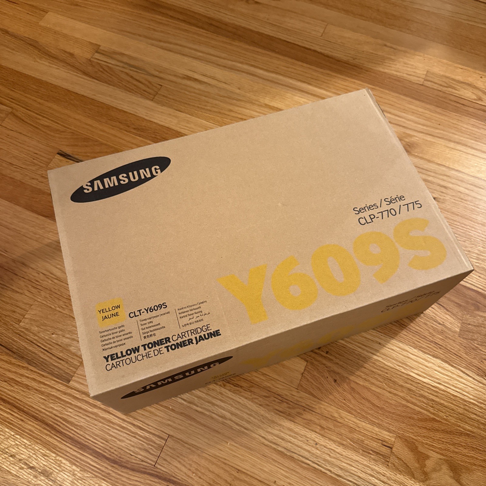 Sealed New Genuine Samsung Y609S  CLT-Y609S Yellow Toner Cartridge CLP-770/775