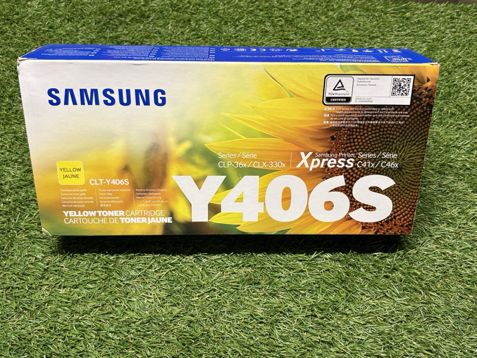 Samsung CLT-Y406S Yellow Toner Cartridge C41x CLX-330x CLP-36x NEW Genuine OEM