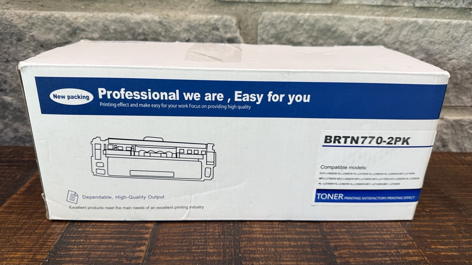 For Brother TN770 Toner Cartridge Black NEW- 2 PACK -Unbranded $$ Back Guarantee