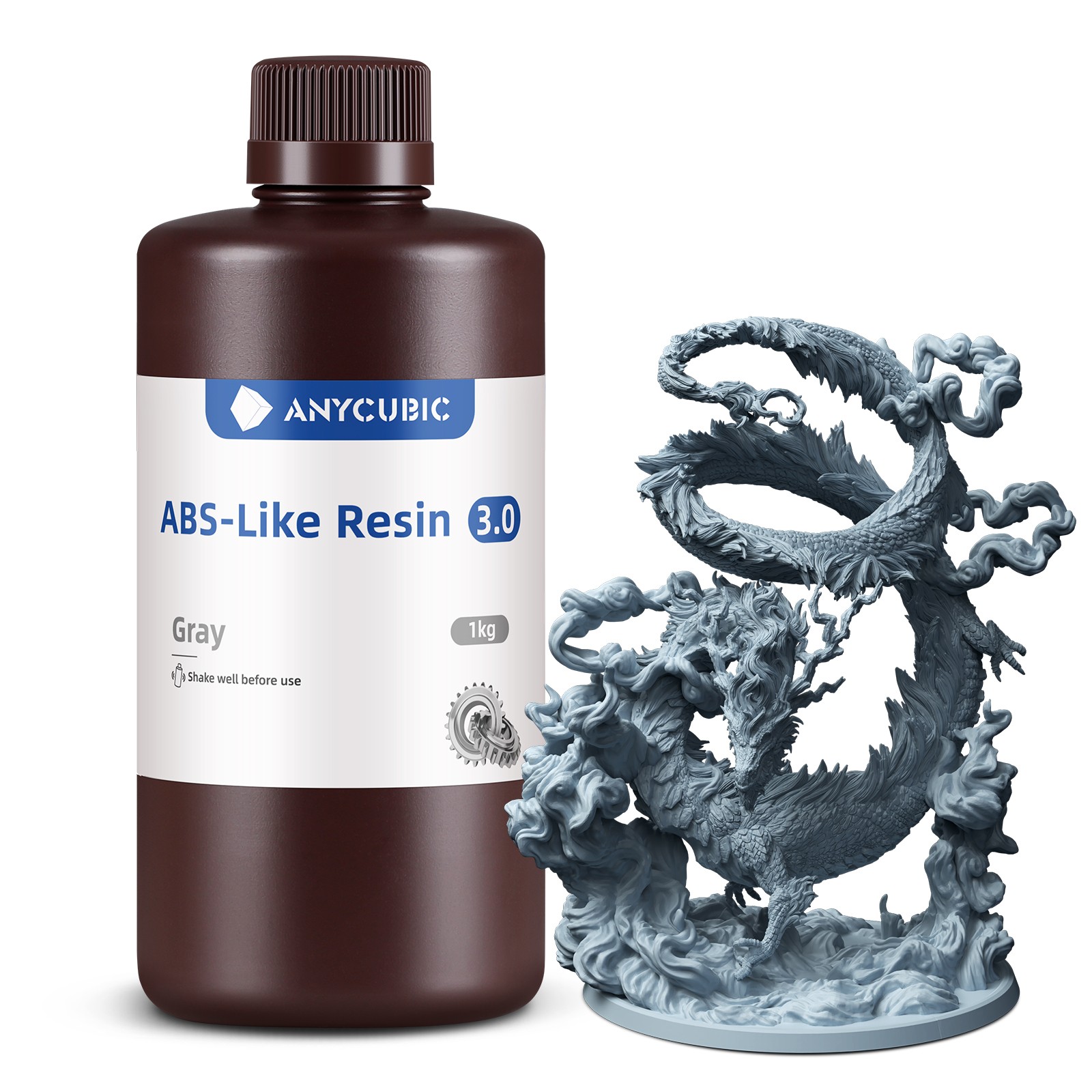 1-10KG ANYCUBIC ABS-Like Resin 3.0 Upgraded 14K 3D Printer Enhanced Strength lot