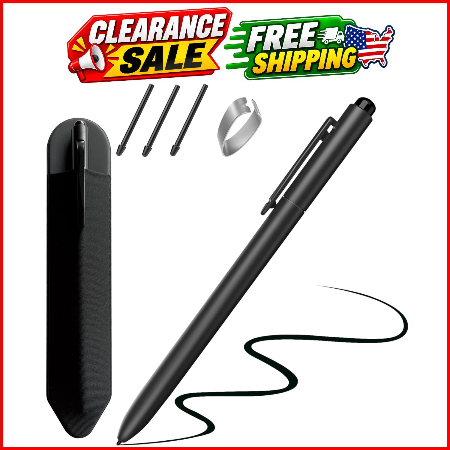 EMR Stylus Compatible with Remarkable 2, Replacement Digital Pen with Eraser,...