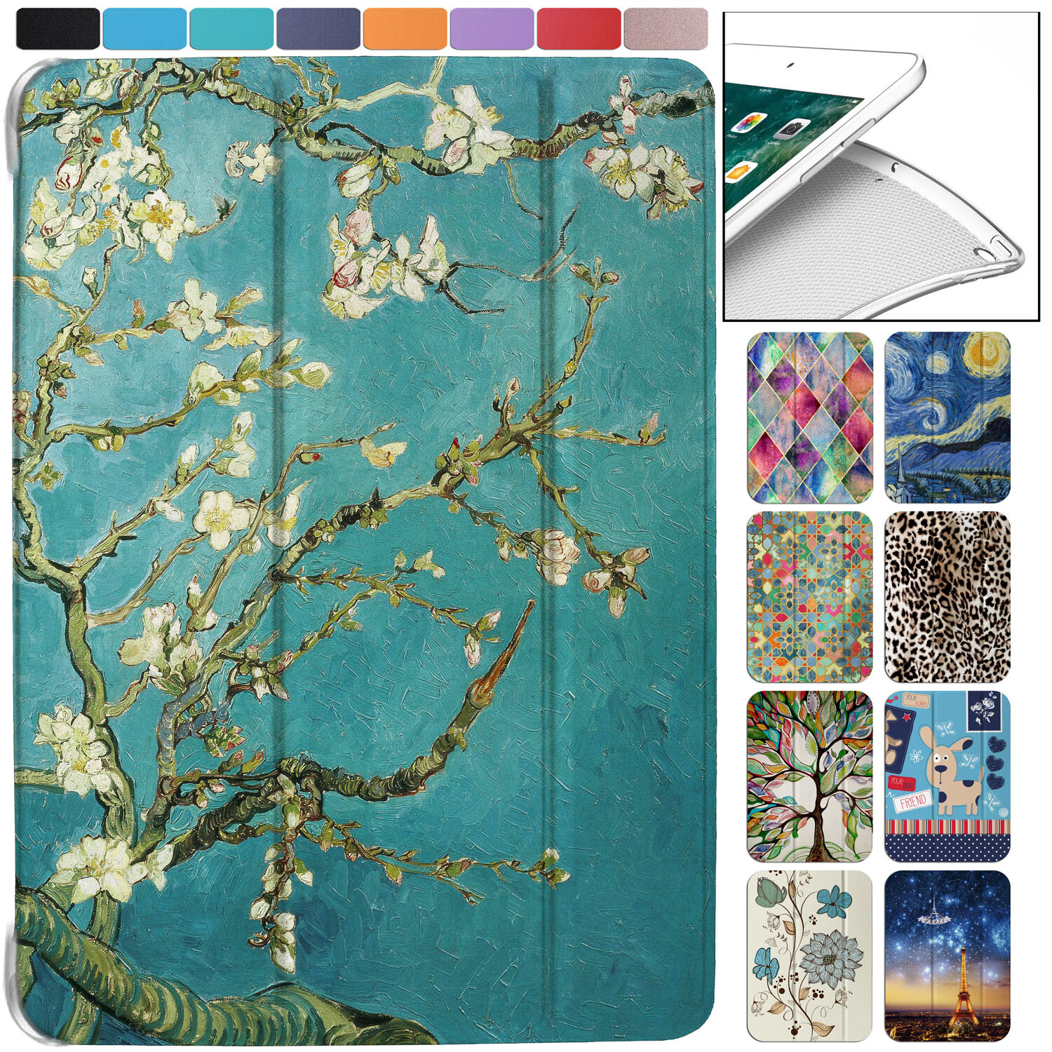 iPad Case Air 3 PRO 10.5 9.7 10.9 7.9 10.2 Shock Proof Soft Back Case Tea Green
