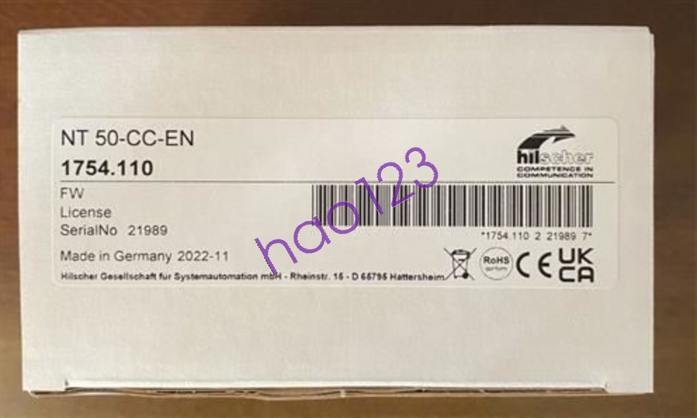 ONE NEW IN BOX NT 50-CC-EN 1754.110 DHL/FedEx