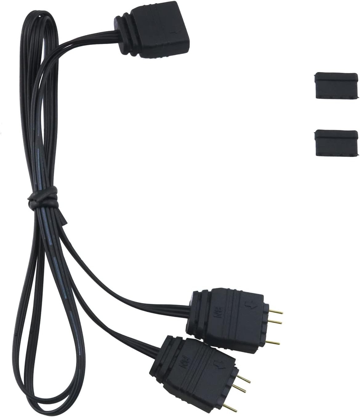 Exquisite 33.5cm ARGB Splitter Cable for Enhanced Computer Lighting Setup
