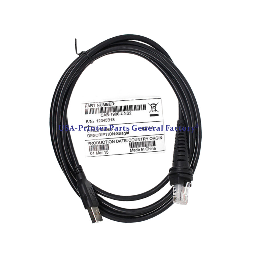 High quality 6FT USB Cable For Honeywell 1500G 1902G 1900G 19GSR Reader Scanner