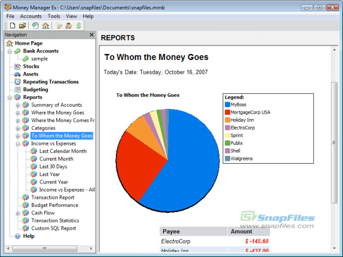 Money Manager Ex  Software Personal Finance and Budgeting Money Management 
