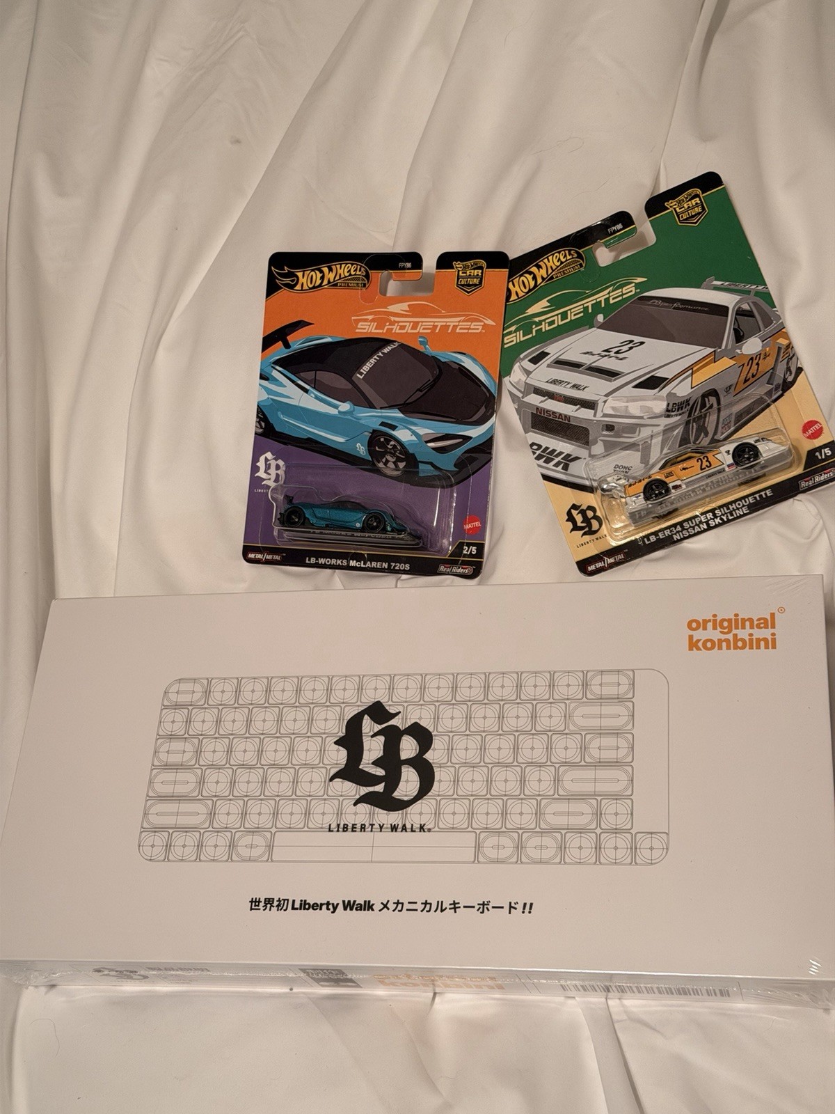 Liberty Walk x original konbini mechanical keyboard(White Edition) Keyboard Only
