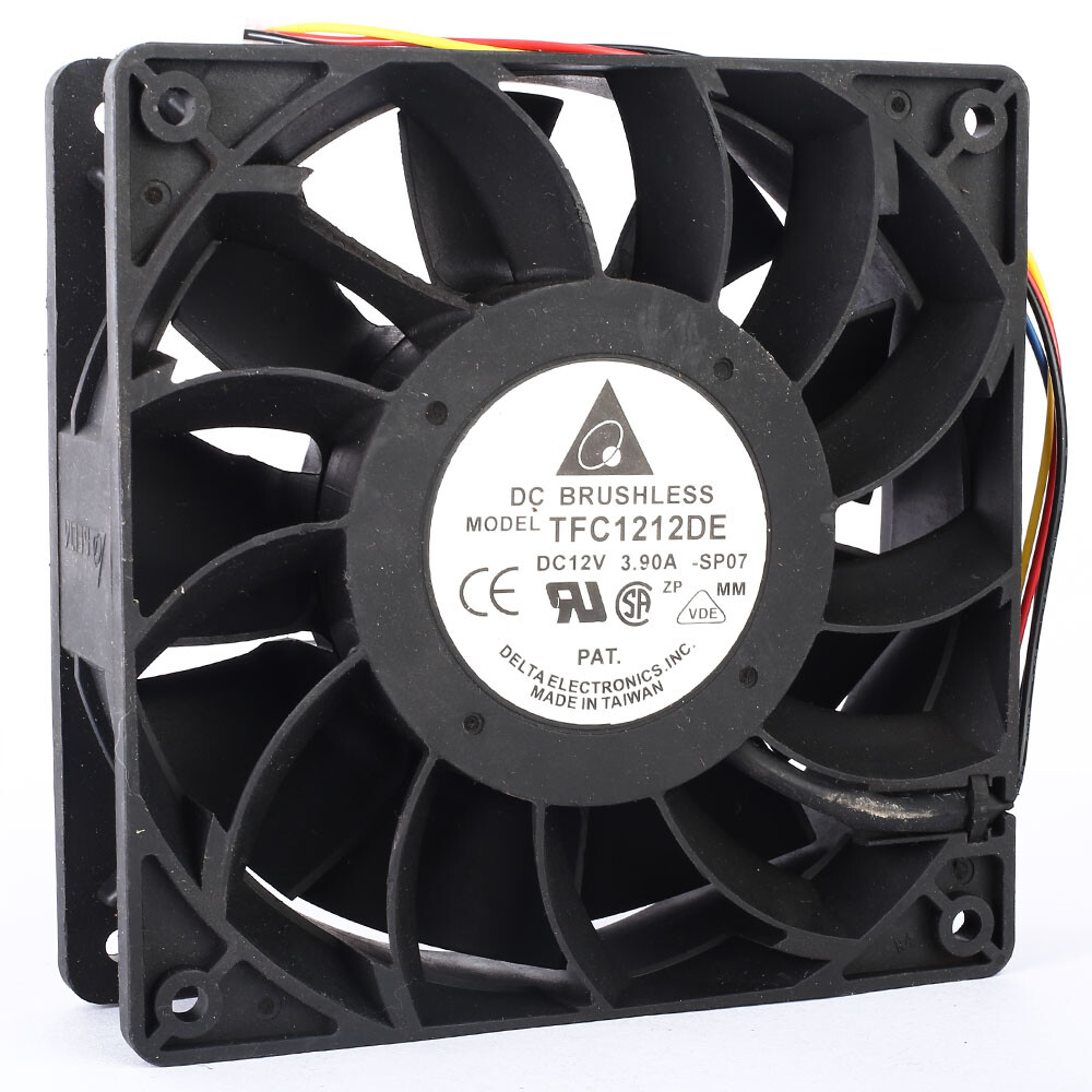 Delta 120mm PWM Fan TFC1212DE / PFB1212UHE Most Powerful Server/CaseFan 252CFM