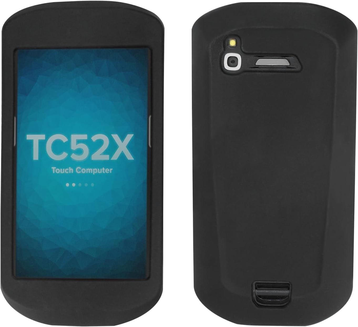 Protective Case Rugged Rubber Cover for Zebra TC51 TC52 TC52X TC56 TC57 Scanner