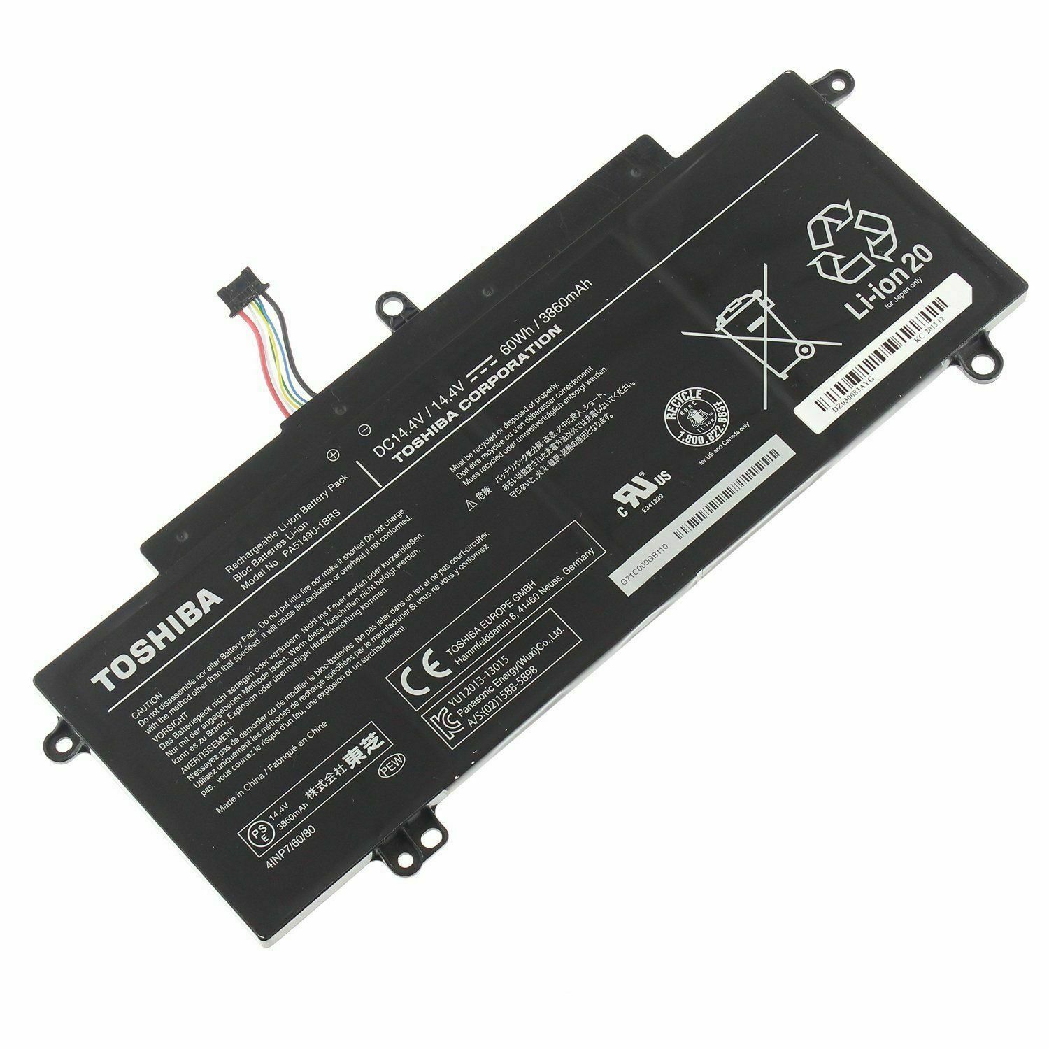 original PA5149U-1BRS Battery For Toshiba TECRA Z40,Z40-C, Z40-A-110,Z40-A-146 