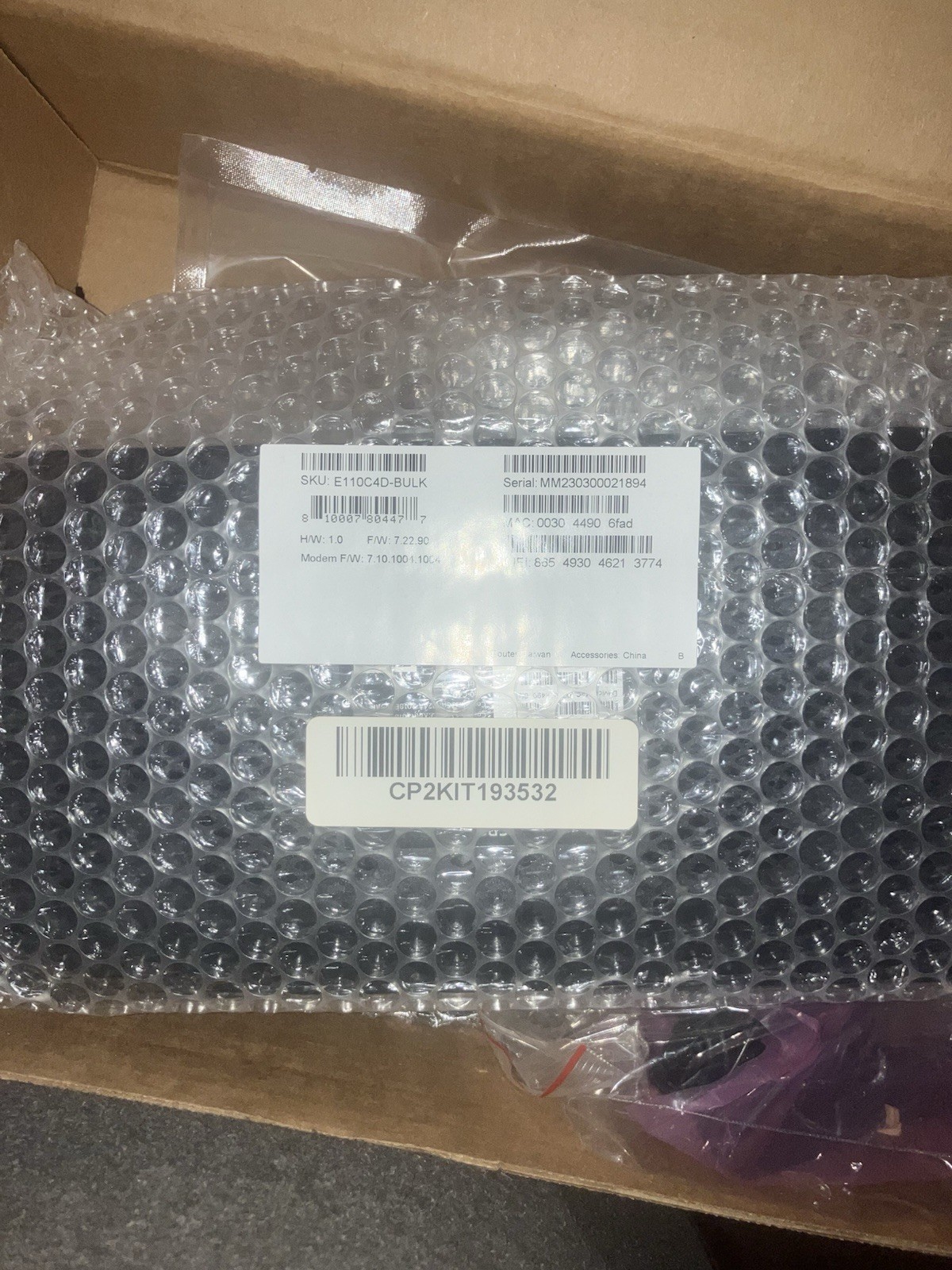 Cradlepoint E100 Series E110-C4D Router Comcast Business