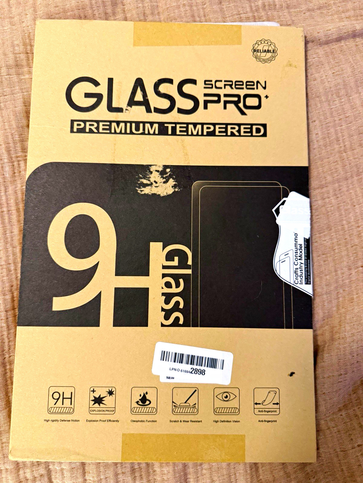 GLASS PRO+ 9H Tempered Glass Screen Protector Clear Anti-Scratch