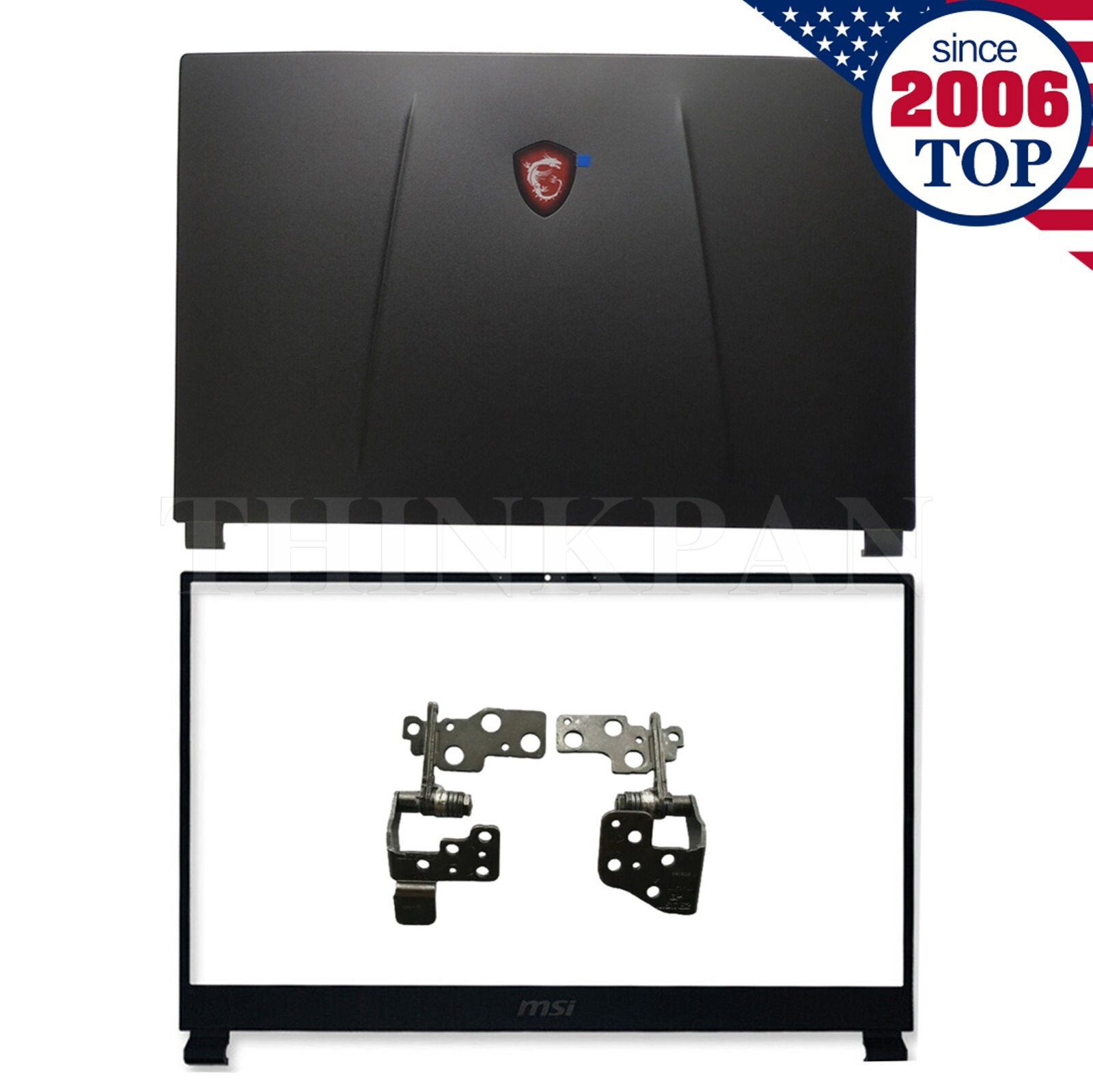 New MSI GP75 GL75 GE75 MS-17E2 MS-17E7 17E9 9SC 9RC LCD Back Cover Bezel Hinges