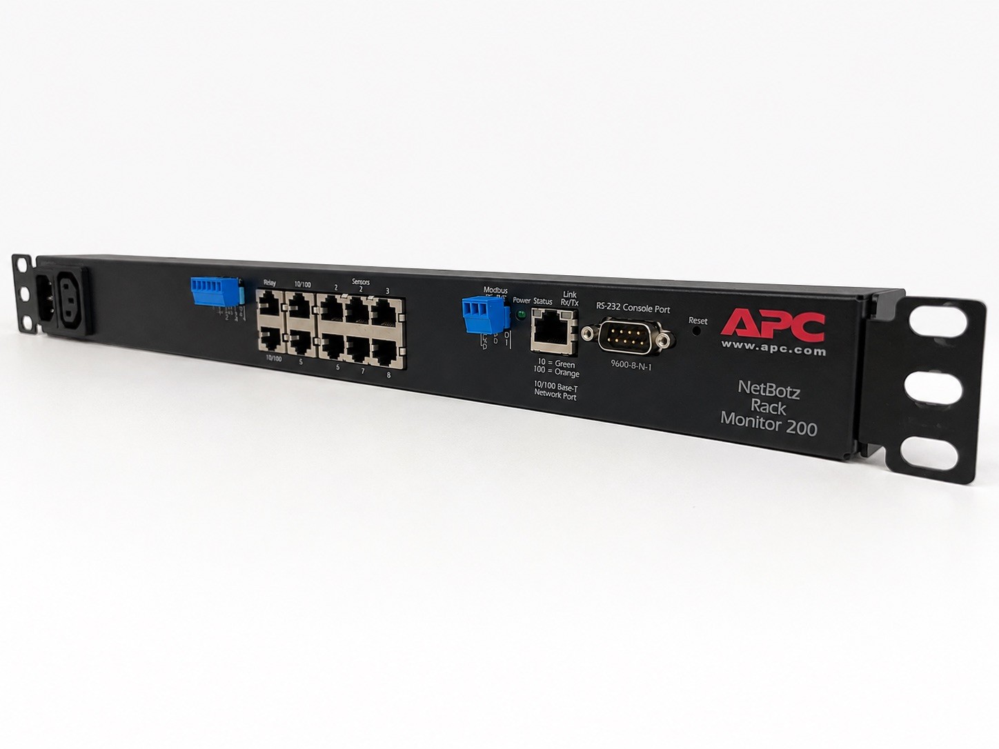 APC NetBotz RACK MONITOR 200 - NBRK0200 W/RACK MOUNTS - USED 