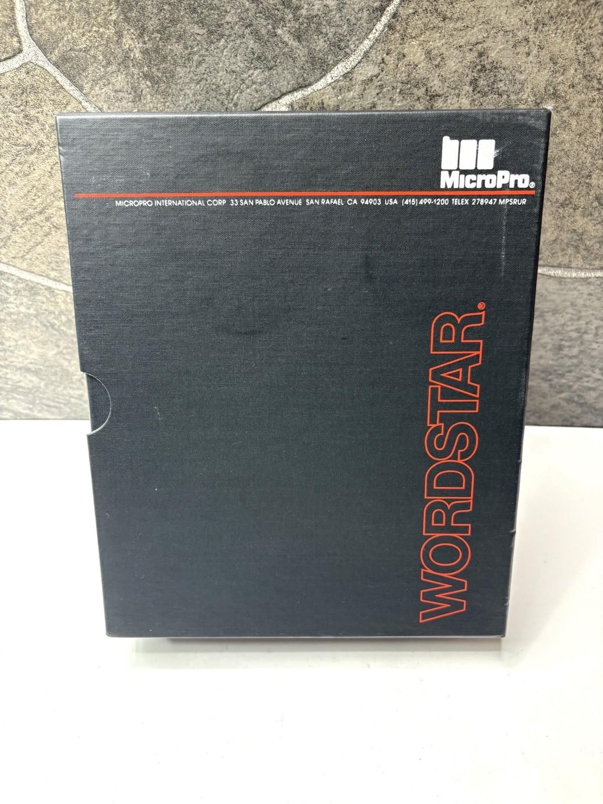 MicroPro WordStar Manual Book With Floppy Disks
