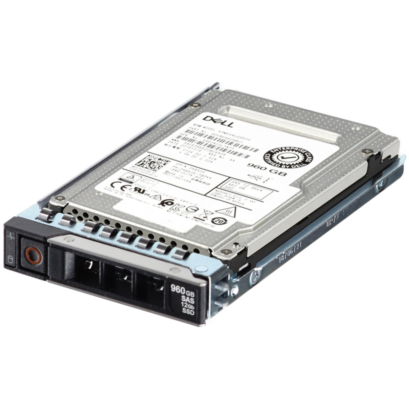 H8X3X Dell 960GB 12Gbps SAS RI TLC 2.5 SSD KPM5XRUG960G CPO -R