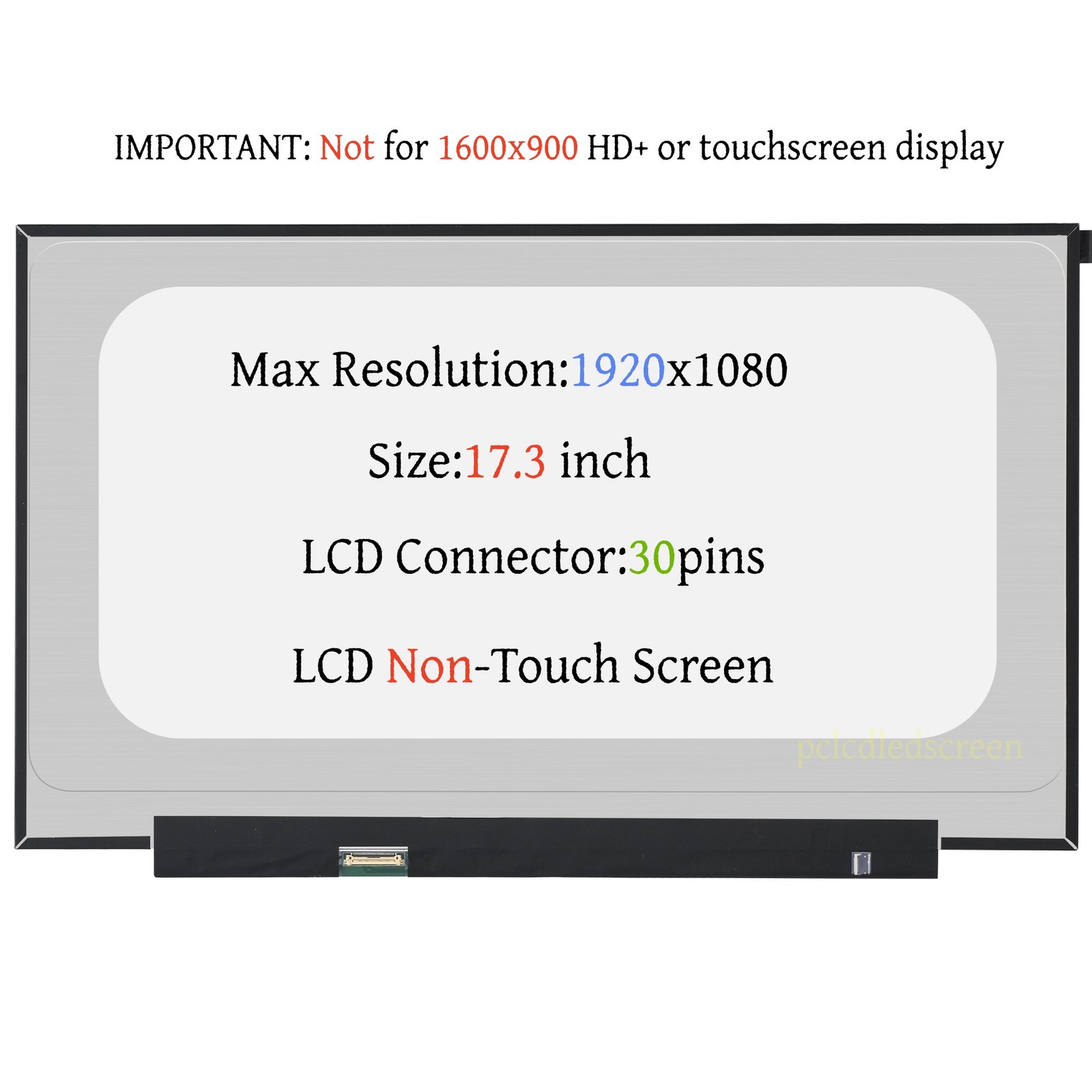 For BOE NV173FHM-N4G NV173FHM-N4C NV173FHM-N4K IPS LCD Screen