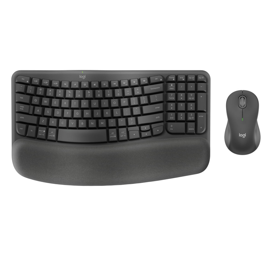 LOGITECH WAVE KEYS MK670 COMBO ERGONOMIC KEYBOARD SIGNATURE M550 L WIRELESS