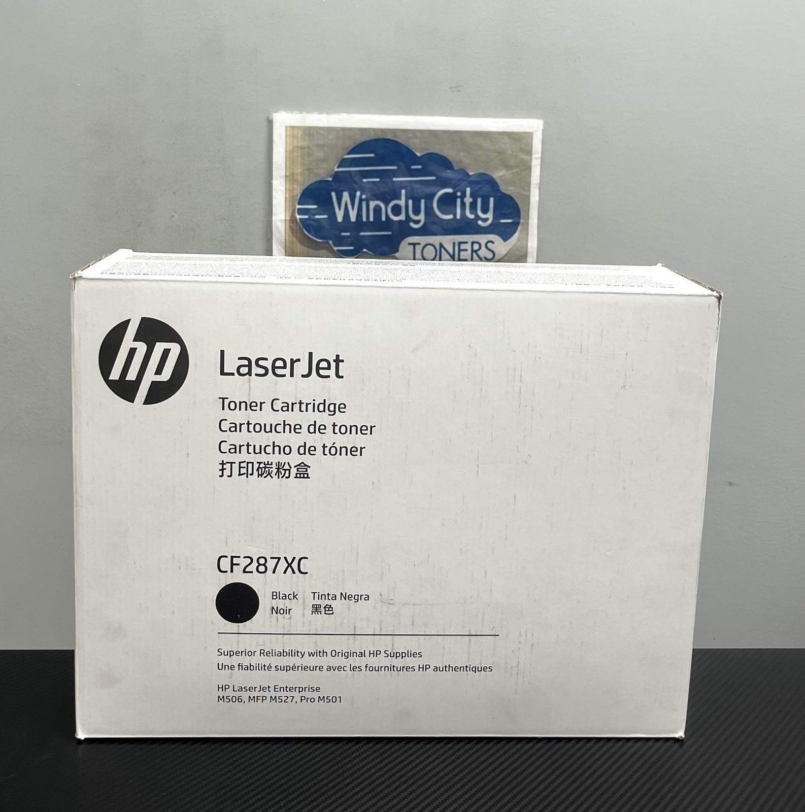 HP CF287XC Black Toner 87X For LaserJet Enterprise M506/MFP M527 New Open Box