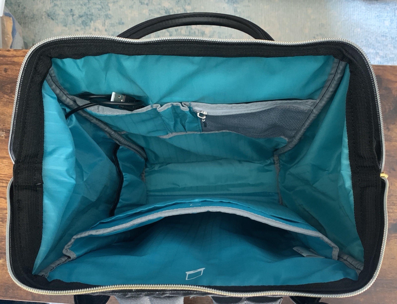 Laptop Backpack For Work/School/Travel-Water Repellent w/USB Port-KROSER 15.6”