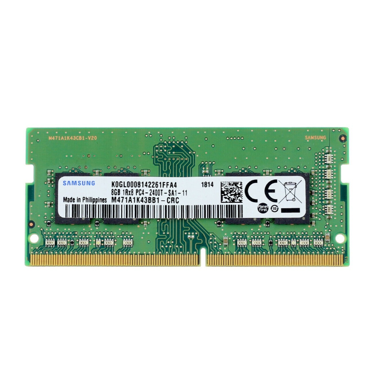 New Samsung 8GB DDR4 2400MHZ PC4-19200 SODIMM Laptop Memory Ram M471A1K43BB1-CRC