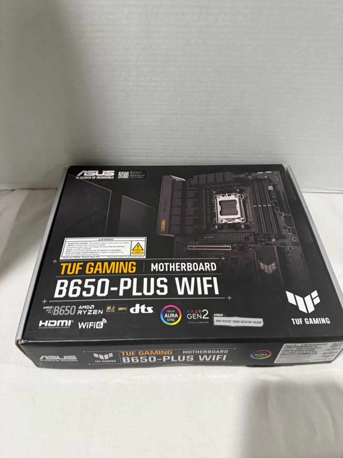 ASUS TUF GAMING B650-PLUS WIFI AMD B650 AM5 Ryzen™ Desktop 9000 8000 and 7000 AT