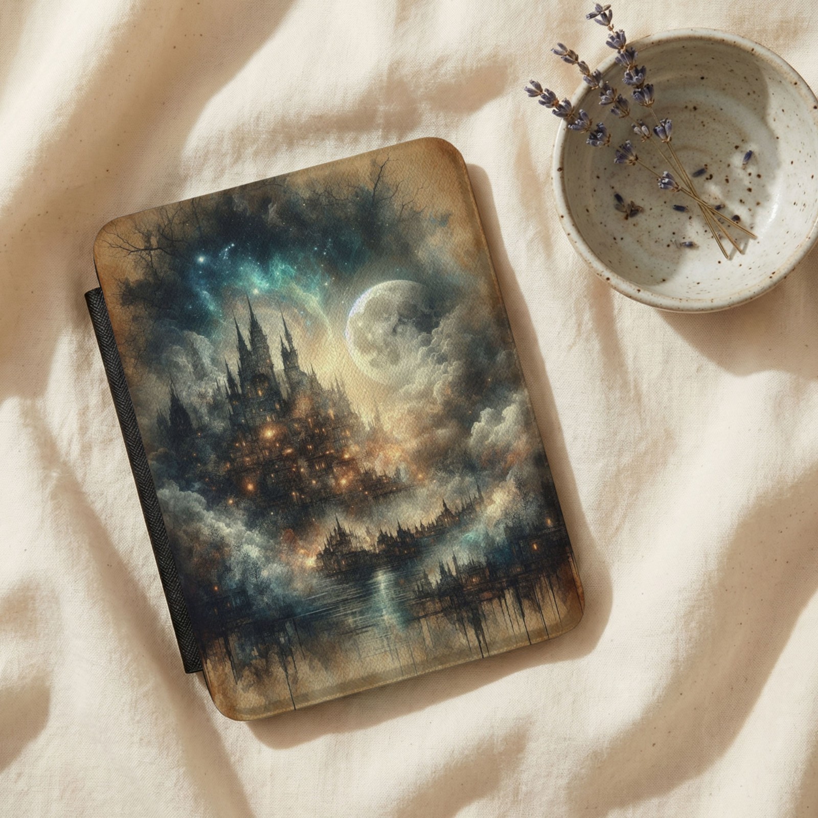 Mystical Castle at Night Moonlit Fantasy Kindle Paperwhite 7" 12th Gen Case