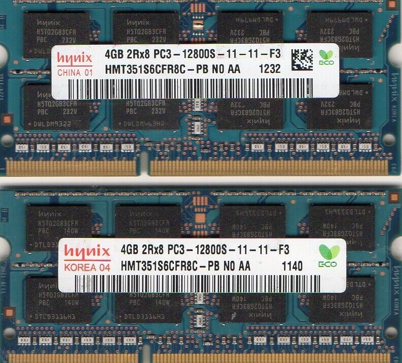 8GB (2x4GB) Dell Inspiron One 2020 / 2310 / 2320 / 2330 / 2350 DDR3 Memory 