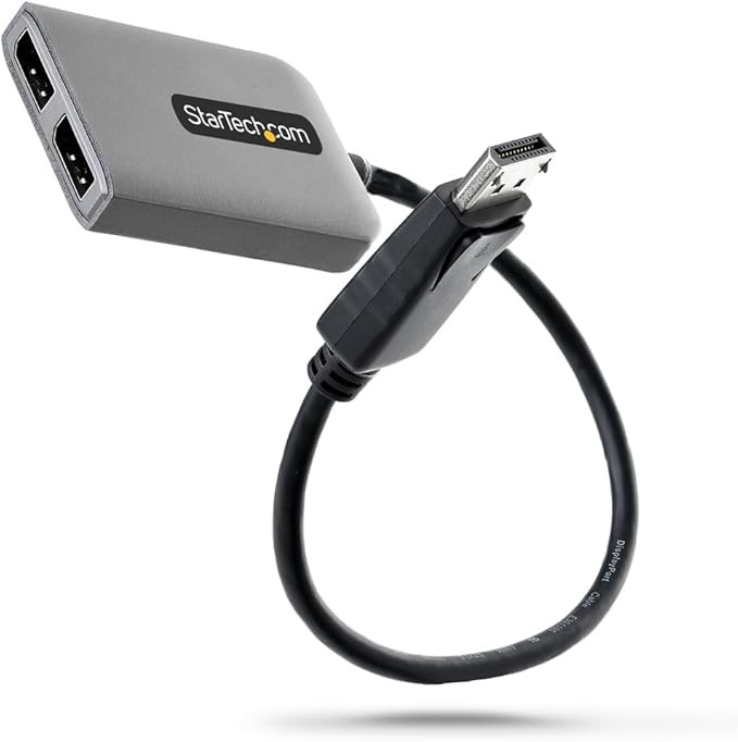 StarTech 2-Port DisplayPort 1.4 to Dual DP MST Hub, Dual 5K 60Hz, Windows Only
