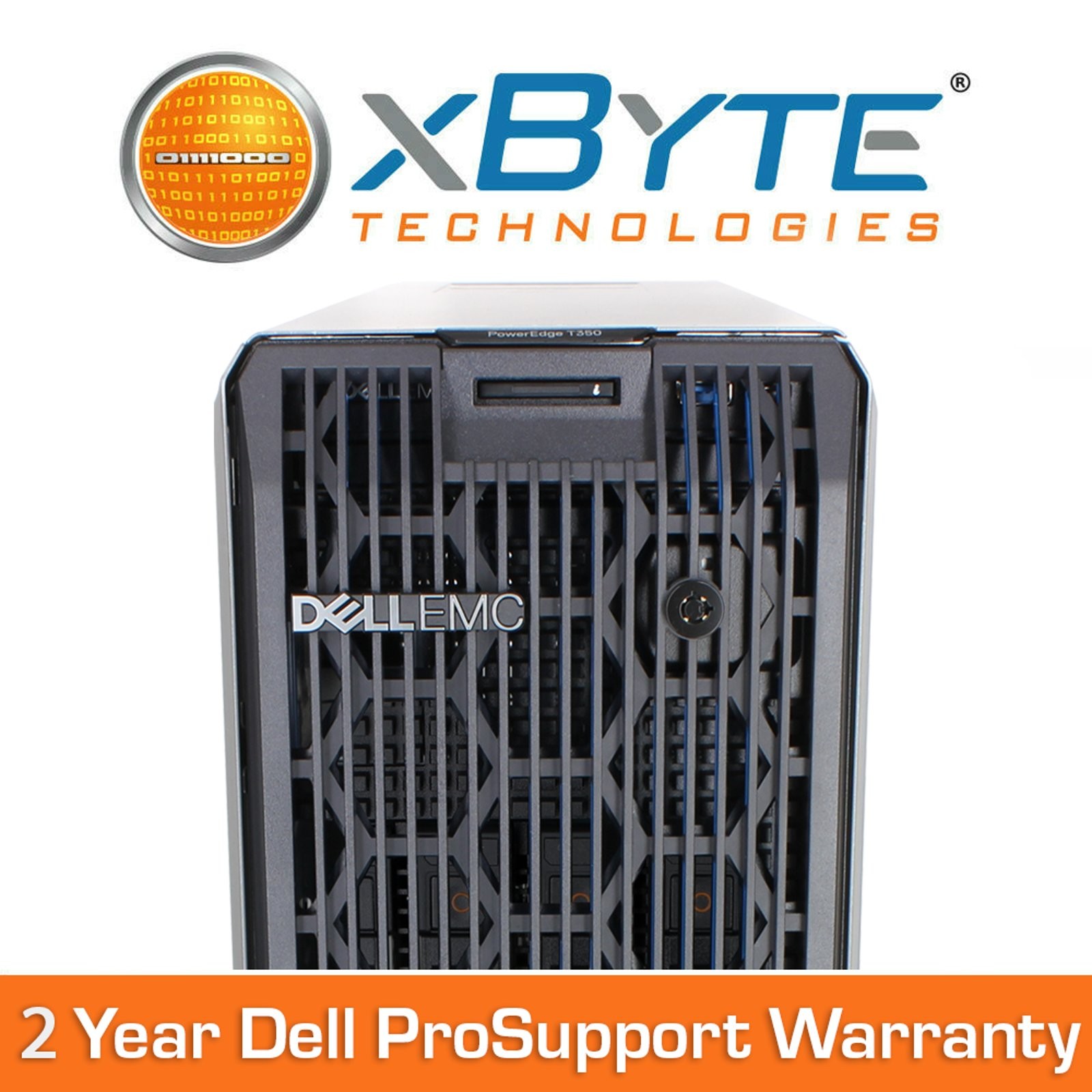 Dell PowerEdge T350 Server Tower 1x E-2386G 6C 64GB 2x 4TB 7.2K H755