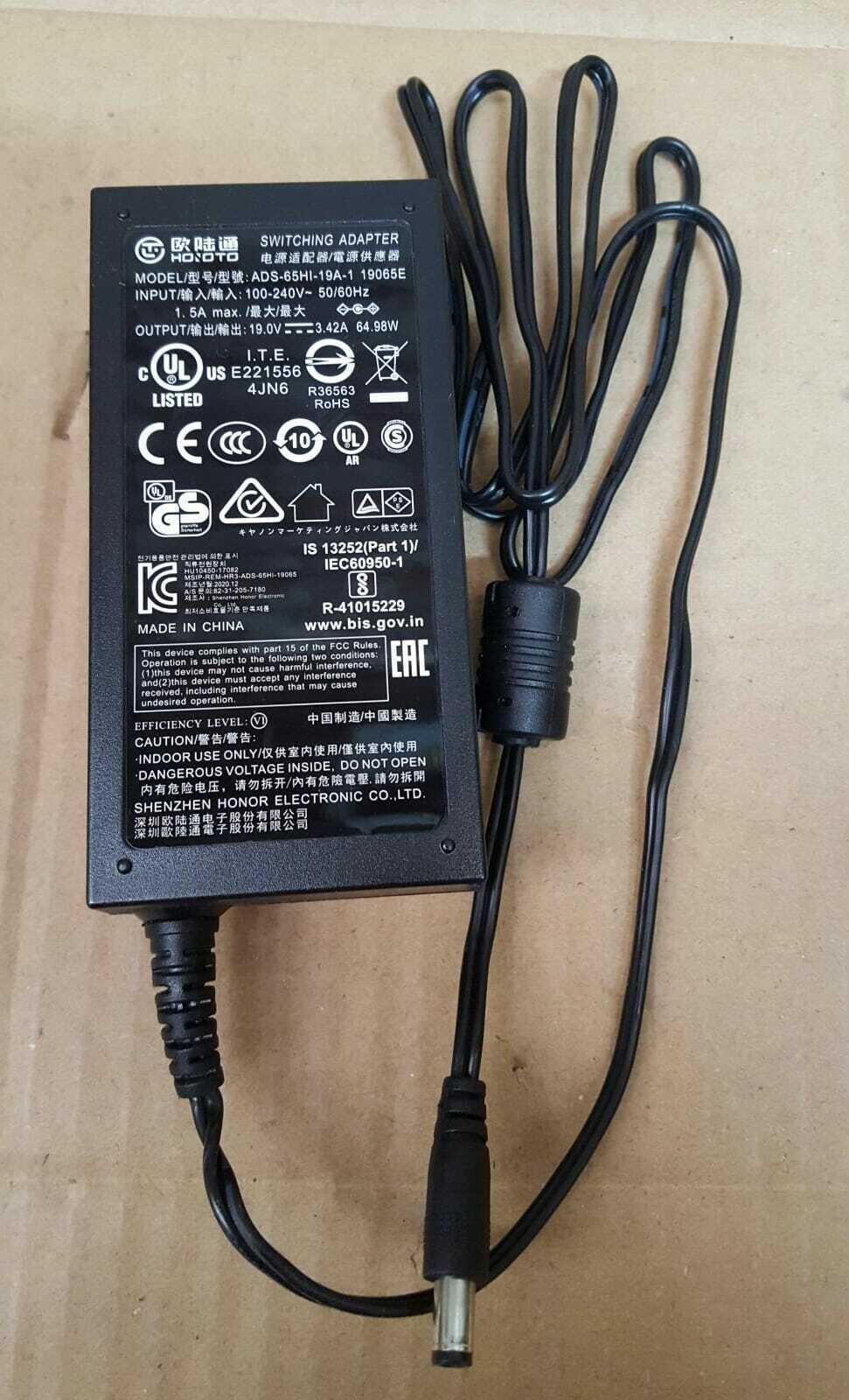 New Original MSI 19V 3.42A Adapter for MSI Optix MAG342CQ MAG342CQR 3DB6 Monitor