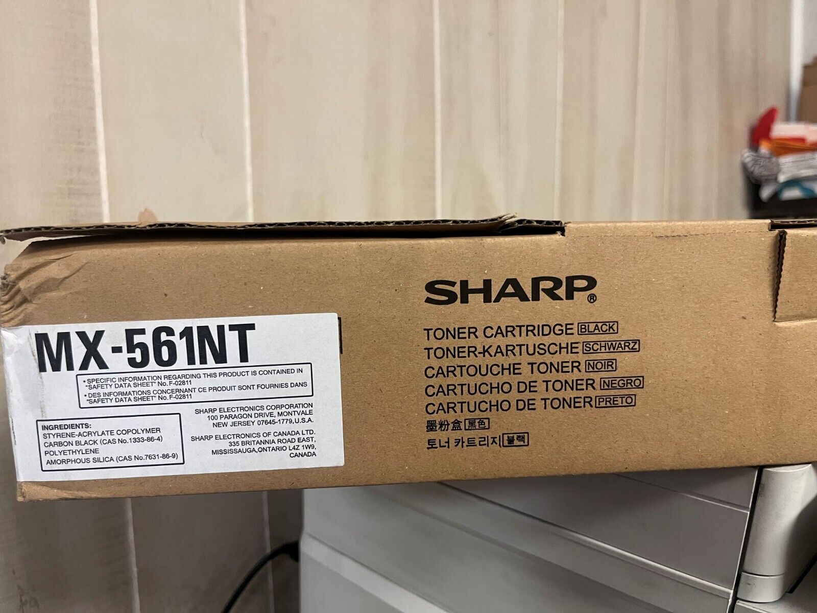Genuine Sharp MX-561NT Black Toner Cartridge NEW