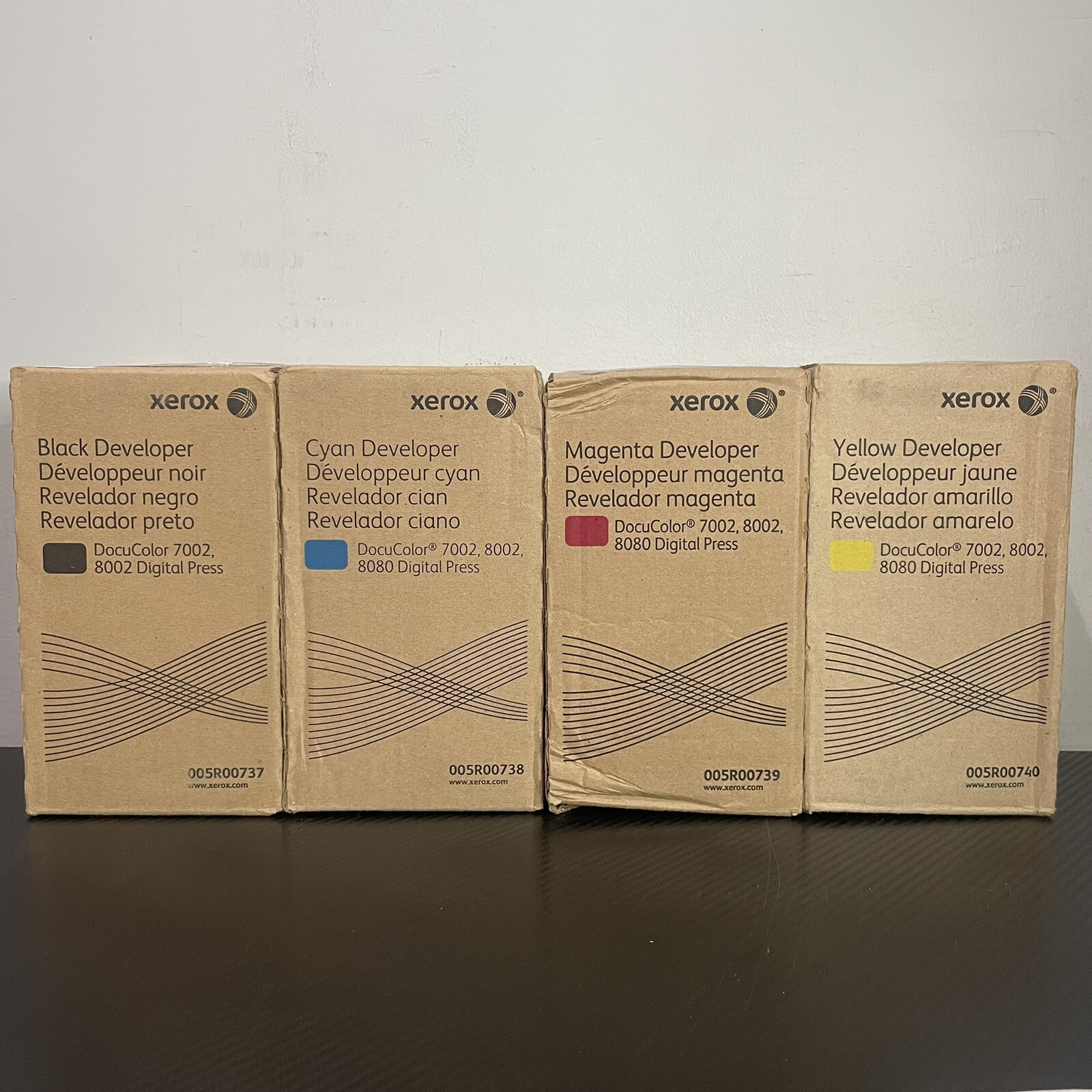 Xerox 005R00737 005R00738 005R00739 005R00740 Developer for DocuColor 7002 8002