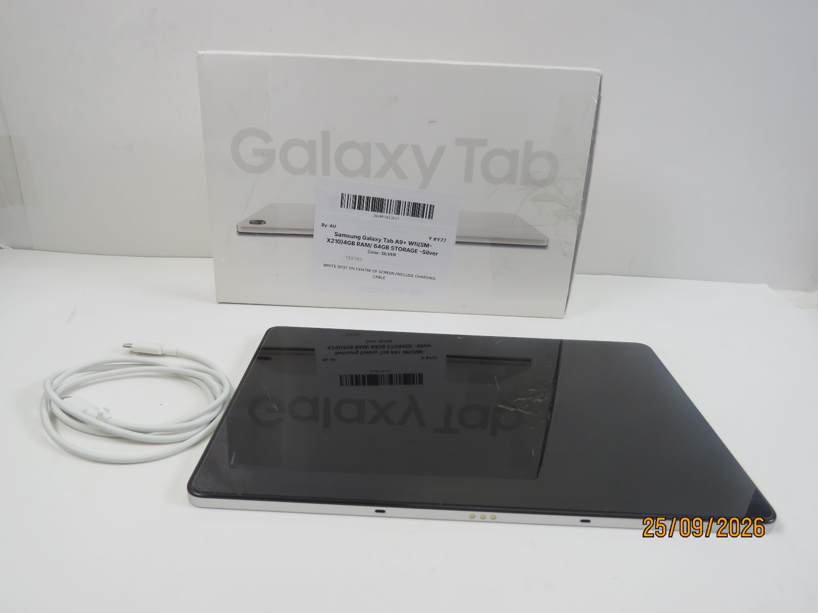 Samsung Galaxy Tab A9+ SM-X210 64GB 4GB RAM Wi-Fi Silver - Y77