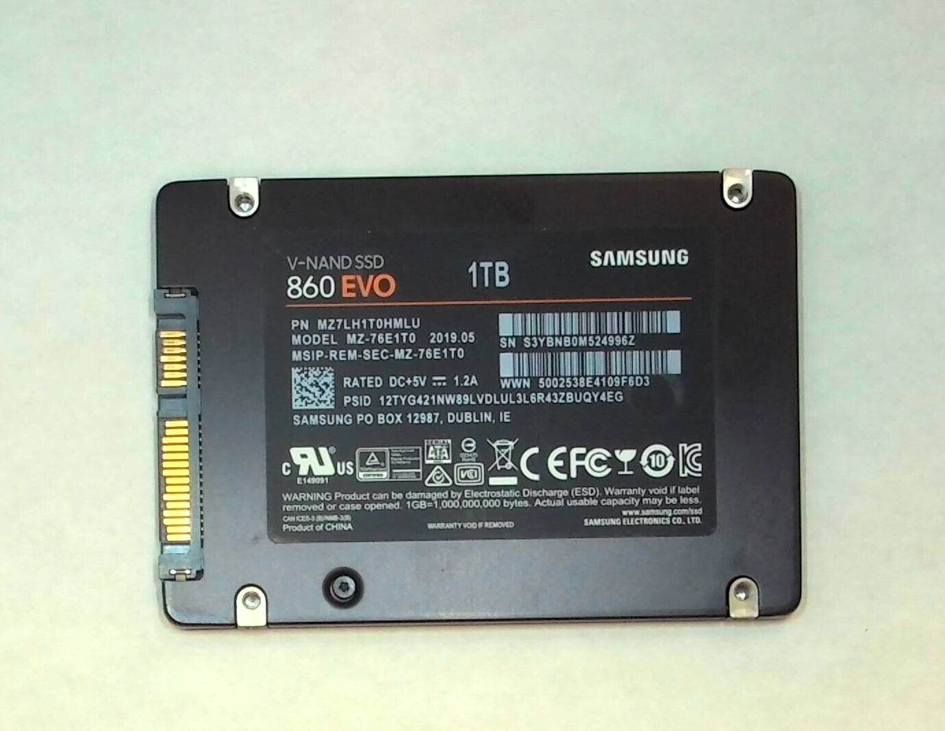 SAMSUNG 860 EVO Series 2.5