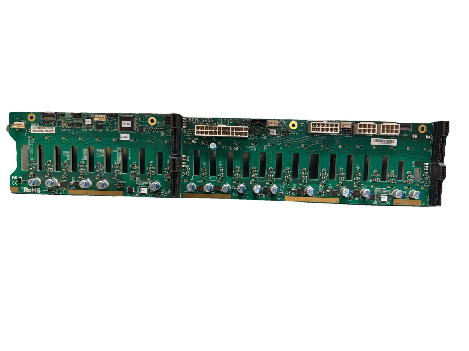 SuperMicro 2U 24-bay 2.5" Hard Drive Backplane P/N: BPN-SAS3-217HQ