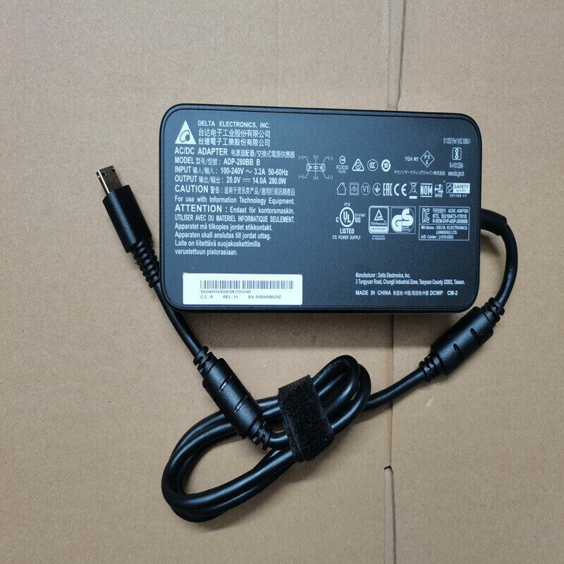 For MSI Stealth A18 AI+ A3HWIG-028US RTX 5080 Genuine Delta 280W ADP-280BB B
