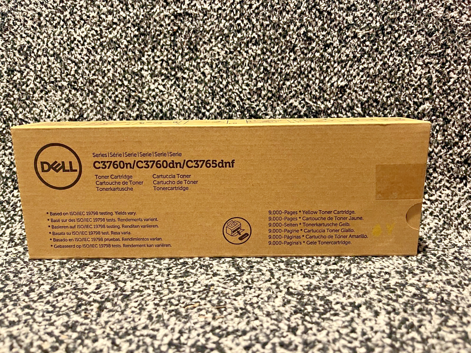 MD8G4 Genuine DELL Toner C3760n C3760dn C3765dnf Yellow MINT NEW STYLE BOX