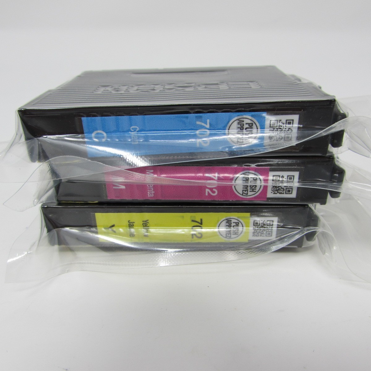Epson 702 Dura Brite Ultra Ink Cartridges Yellow Magenta Cyan Sealed Lot of 3