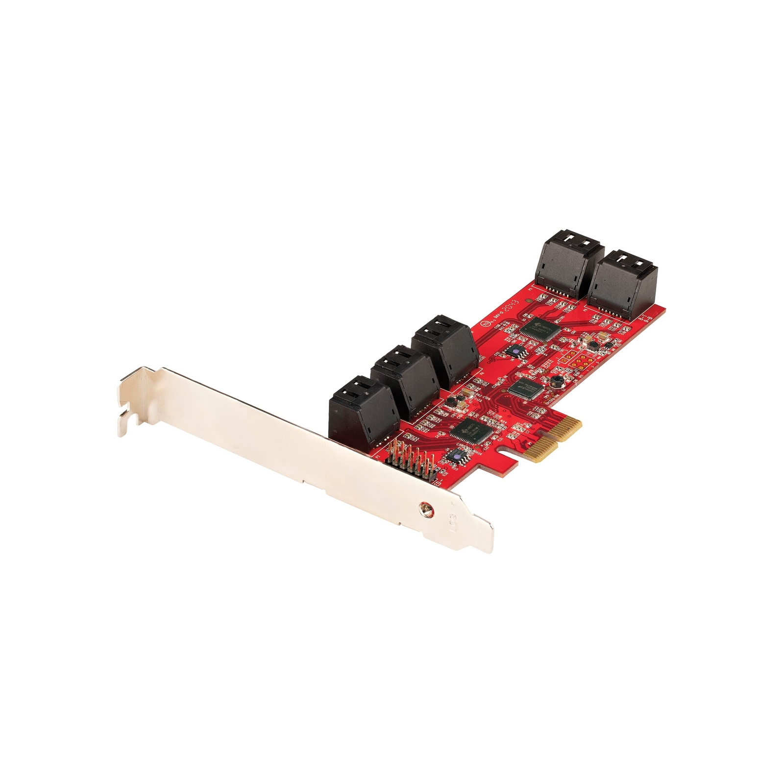 StarTech.com SATA PCIe Card - 10 Port PCIe SATA Expansion Card - 6Gbps - Low/...